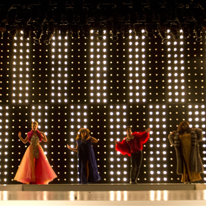GLEE: The glee club members show their inner powerhouses for "Diva Week" in the
