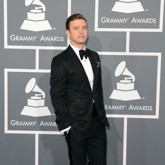 Singer-actor Justin Timberlake arrives at the 55th Annual GRAMMY Awards at Staples Center on February 10, 2013 in Los Angeles, California