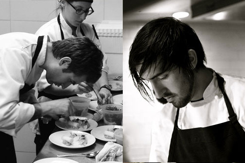 Two chefs, nine courses.