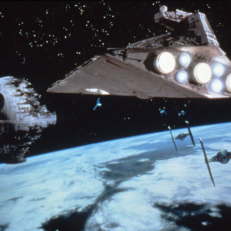 1983 --- On the set of Star Wars: Episode VI - Return of the Jedi directed by Welsh Richard Marquand.