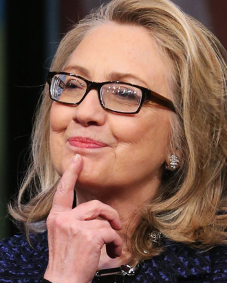 U.S. Secretary of State Hillary Clinton answers questions from people from around the world during a