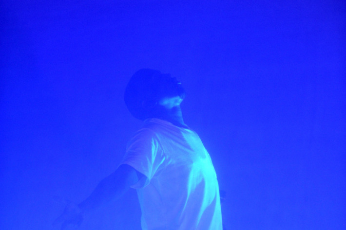 Kanye West performs onstage at the Adult Swim Upfront Party 2013 at Roseland Ballroom on May 15, 2013 in New York City.