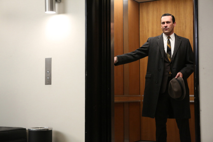 Don Draper (Jon Hamm) - Mad Men _ Season 6, Episode 13 _ 'In Care of' - Photo Credit: Jamie Trueblood/AMC