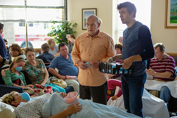 "Outbreak"-- The people of Chester's Mill fall into a state of panic as an outbreak of meningitis strikes their community, threatening their already depleted medical supplies. Meanwhile, Julia continues to search for answers into her husband's disappearance, on UNDER THE DOME, Monday, July 15 (10:00-11:00 PM, ET/PT) on the CBS Television Network.