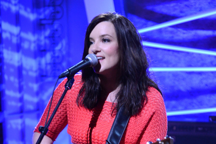 NASHVILLE, TN - JUNE 20: Brandy Clark performs during the MTV, VH1, CMT & LOGO 2013 O Music Awards on June 20, 2013 in Nashville, Tennessee. (Photo by Jason Davis/Getty Images)