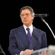 MOCA Director Jeffrey Deitch speaks at "The Artist's Museum Happening" MOCA Los Angeles Gala sponsored by Chanel Fine Jewelry held at MOCA Grand Avenue on November 13, 2010 in Los Angeles, California.