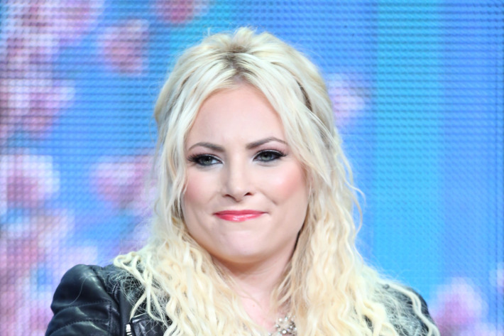BEVERLY HILLS, CA - JULY 26: "Raising McCain" star Meghan McCain speaks onstage during the Pivot TV portion of the 2013 Summer Television Critics Association tour - Day 3 at the Beverly Hilton Hotel on July 26, 2013 in Beverly Hills, California (Photo by Frederick M. Brown/Getty Images)