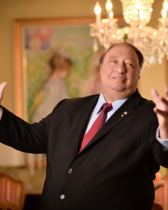 John Catsimatidis poses during a Resident Magazine photo shoot on June 18, 2013 in New York City.