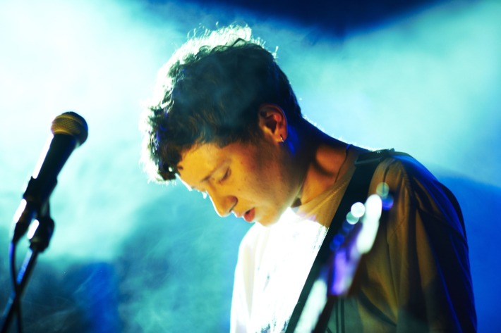 MINEHEAD, UNITED KINGDOM - MAY 15: Micachu of Micachu And The Shapes performs on stage during the final day of ATP Festival curated by Animal Collective at Butlins Holiday Centre on May 15, 2011 in Minehead, United Kingdom. (Photo by Gary Wolstenholme/Redferns)