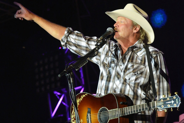 Alan Jackson performs at the 2012 BamaJam Music and Arts Festival - Day 2 on BamaJam Farms in Enterprise Alabama on June 15, 2012