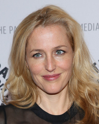 NEW YORK, NY - OCTOBER 12: Gillian Anderson attends