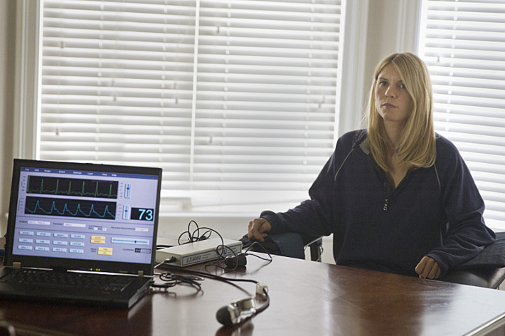Claire Danes as Carrie Mathison in Homeland