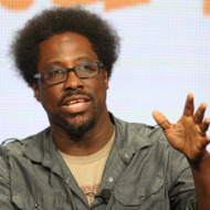 BEVERLY HILLS, CA - AUGUST 02: Host/Comic W. Kamau Bell speaks onstage during the "Totally Biased With W. Kamau Bell" panel discussion at the FX portion of the 2013 Summer Television Critics Association tour - Day 10 at The Beverly Hilton Hotel on August 2, 2013 in Beverly Hills, California. (Photo by Frederick M. Brown/Getty Images)