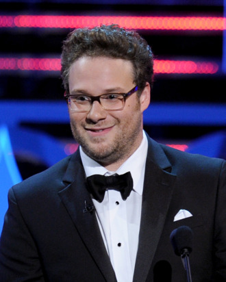 CULVER CITY, CA - AUGUST 25: Roast Master Seth Rogen speaks onstage during The Comedy Central Roast of James Franco at Culver Studios on August 25, 2013 in Culver City, California. The Comedy Central Roast Of James Franco will air on September 2 at 10:00 p.m. ET/PT. (Photo by Kevin Winter/Getty Images for Comedy Central)