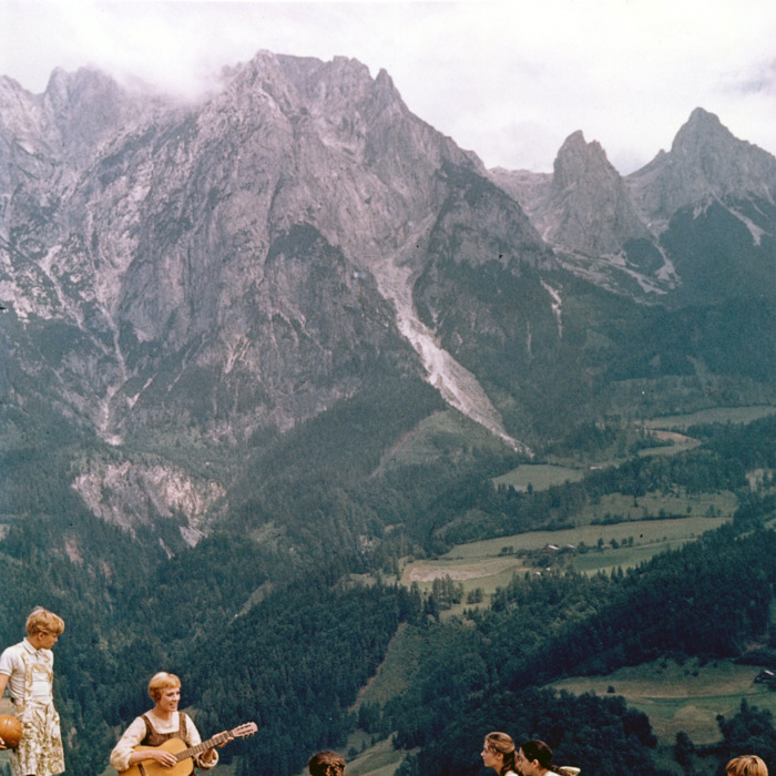 1964: Actress Julie Andrews performs musical number in the movie
