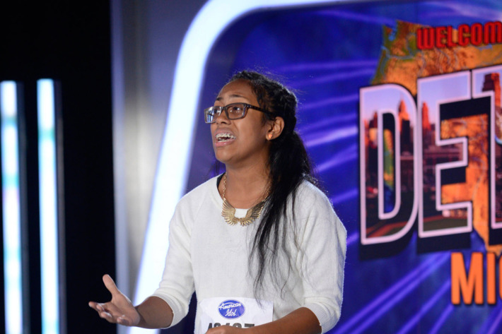 AMERICAN IDOL XIII: Detroit Auditions: Contestant Malaya Watson auditions in front of the judges on AMERICAN IDOL XIII airing Wednesday, Jan. 22 (8:00-10:00 PM ET/PT) on FOX.