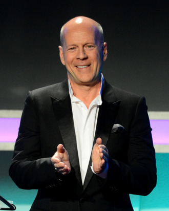 BEVERLY HILLS, CA - DECEMBER 12: Actor Bruce Willis speaks onstage during the 27th American Cinematheque Award honoring Jerry Bruckheimer at The Beverly Hilton Hotel on December 12, 2013 in Beverly Hills, California. (Photo by Mark Davis/Getty Images)