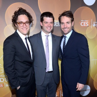 (L-R) Writer/producer Phil Lord, writer/producer Chris Miller and honoree Will Forte attend the Variety Breakthrough of the Year Awards during the 2014 International CES at The Las Vegas Hotel & Casino on January 9, 2014 in Las Vegas, Nevada.