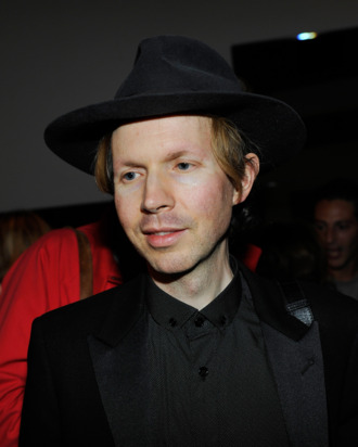 LOS ANGELES, CA - OCTOBER 10: Musician Beck Hansen attends Isabel Marant & Milla Jovovich BBQ party to celebrate the 1st Year of he LA Shop at Isabel Marant on October 10, 2013 in Los Angeles, California. (Photo by Donato Sardella/WireImage)
