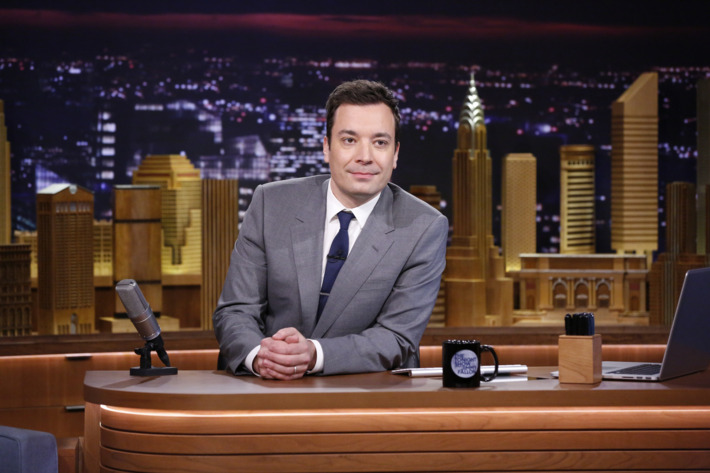 THE TONIGHT SHOW STARRING JIMMY FALLON -- Episode 0001 -- Pictured: Host Jimmy Fallon on February 17, 2014 -- (Photo by: Lloyd Bishop/NBC/NBCU Photo Bank)