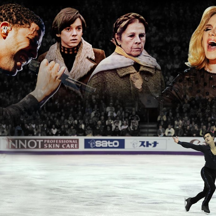 LONDON, ON - MARCH 13: Patrick Chan finishes first in the Men's short program at the ISU World Figure Skating Championships at Budweiser Gardens.