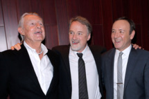 NEW YORK, NY - JANUARY 30: (L-R) Director Joel Schumacher, producer David Fincher and actor Kevin Spacey attend Netflix's "House Of Cards" New York Premiere After Party at Alice Tully Hall on January 30, 2013 in New York City. (Photo by Jemal Countess/Getty Images)