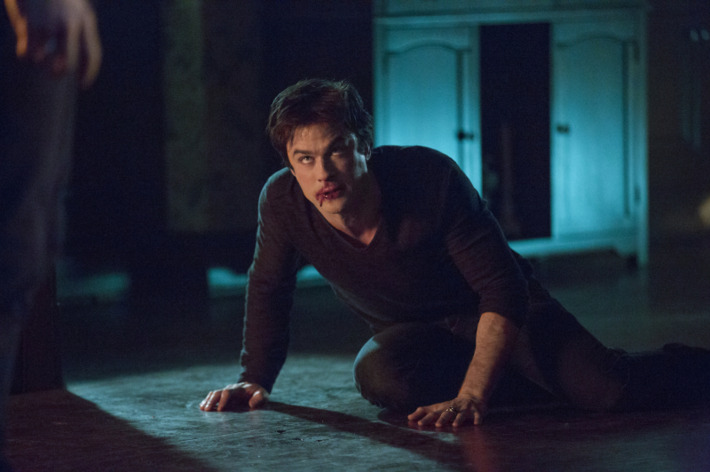 The Vampire Diaries -- "No Exit" -- Image Number: VD514a_0075.jpg -- Pictured: Ian Somerhalder as Damon -- Photo: Bob Mahoney/The CW -- © 2014 The CW Network, LLC. All rights reserved