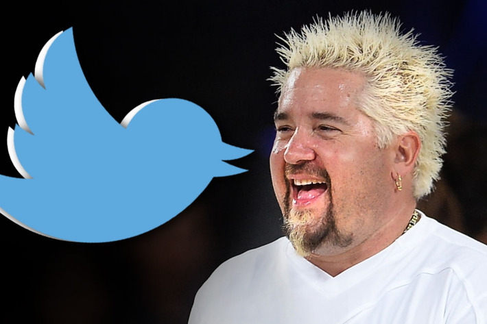 When Guy Fieri tweets that you should hold on, you hold on.