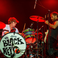 Patrick Carney (L) and Dan Auerbach of The Black Keys perform during the Quebec Festival D'ete on July 6, 2013 in Quebec City, Canada.