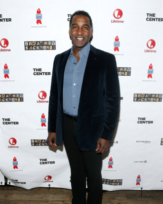 Actor Norm Lewis attends the 2014 Broadway Backwards afterparty at John's on March 24, 2014 in New York City.
