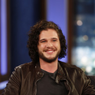 JIMMY KIMMEL LIVE - Emmy Award-nominated "Jimmy Kimmel Live" airs every weeknight (11:35 p.m. - 12:41 a.m., ET), packed with hilarious comedy bits and features a diverse lineup of guests including celebrities, athletes, musicians, comedians and humorous human interest subjects. The guests for TUESDAY, FEBRUARY 18 included Bill O’Reilly (Book: "Killing Jesus"), actor Kit Harington ("Pompeii") and musical guest Phantogram. (Randy Holmes/ABC via Getty Images)KIT HARINGTON