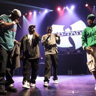LEEDS, UNITED KINGDOM - JULY 25: Ghostface Killah, GZA, Method Man and Raekwon of Wu Tang Clan perform on stage at Brudenell Social Club on July 25, 2013 in Leeds, England. (Photo by Andrew Benge/Redferns via Getty Images)