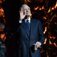 David Letterman attends "Howard Stern's Birthday Bash" presented by SiriusXM, produced by Howard Stern Productions at Hammerstein Ballroom on January 31, 2014 in New York City.