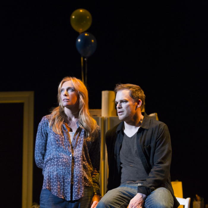 The Realistic Joneses
Lyceum Theatre
Cast List:
Toni Collette
Michael C. Hall
Tracy Letts
Marisa Tomei
Production Credits:
Sam Gold (Direction)
Other Credits:
Written by: Will Eno