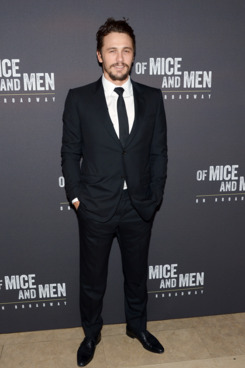 Actor James Franco attends the after party for the Broadway opening night for "Of Mice and Men" at The Plaza Hotel on April 16, 2014 in New York City.