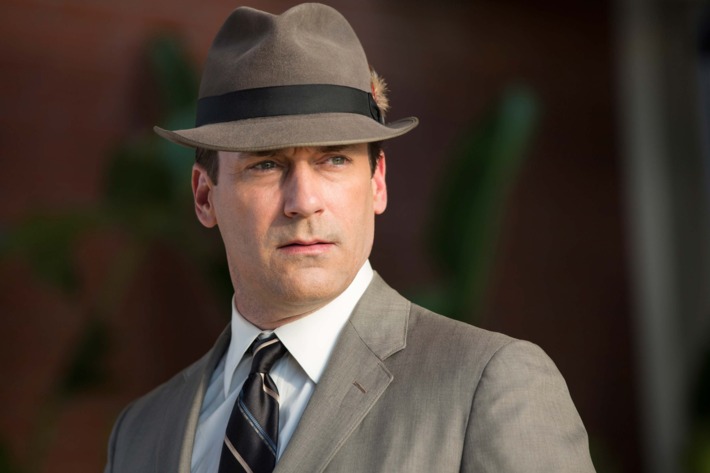 Jon Hamm as Don Draper - Mad Men _ Season 7, Episode 1 - Photo Credit: Michael Yarish/AMC