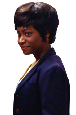 Sola Bamas as Shirley and Teyonah Parris as Dawn Chambers - Mad Men _ Season 7, Episode 2 - Photo Credit: Courtesy of AMC