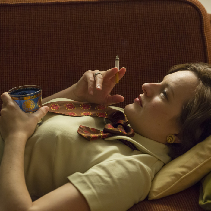 Elisabeth Moss as Peggy Olson - Mad Men _ Season 7, Episode 2 - Photo Credit: Michael Yarish/AMC