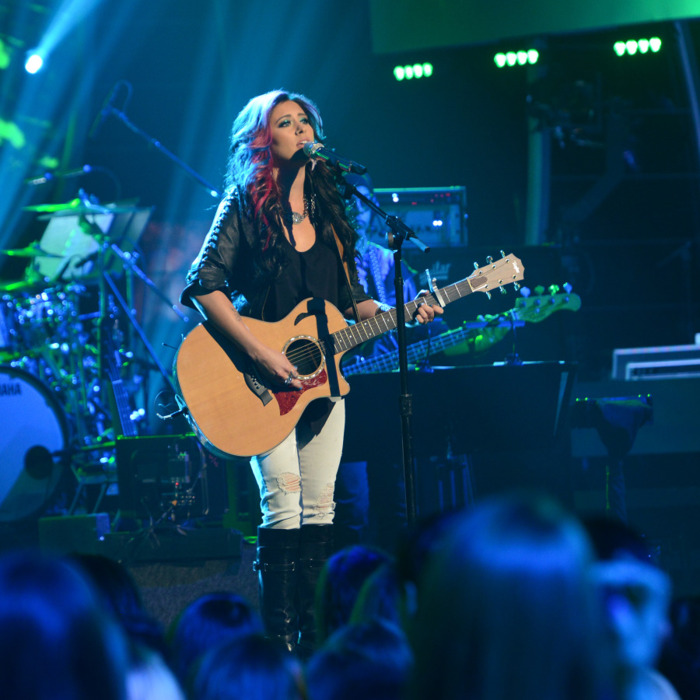 AMERICAN IDOL XIII: Jessica Meuse performs on AMERICAN IDOL XIII airing Wednesday, April 23 (8:00-10:00 PM ET / PT) on FOX. CR: Michael Becker / FOX. Copyright 2014 / FOX Broadcasting.