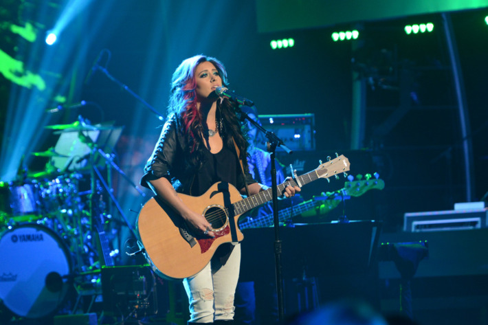 AMERICAN IDOL XIII: Jessica Meuse performs on AMERICAN IDOL XIII airing Wednesday, April 23 (8:00-10:00 PM ET / PT) on FOX. CR: Michael Becker / FOX. Copyright 2014 / FOX Broadcasting.