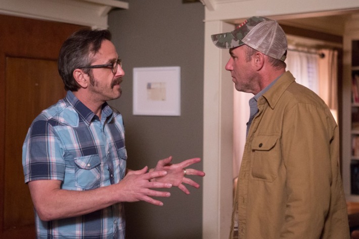 (L to R) Marc Maron, Jamie McShane - Maron White Truck_2 Episode TBD: White Truck - Photo Credit: Chris Ragazzo/IFC