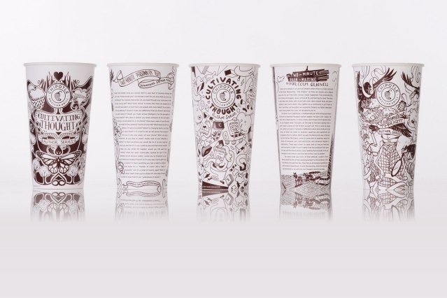 They say every burrito tells a story. Soda cups, too.
