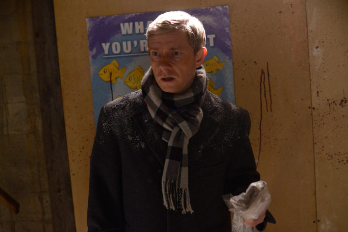 FARGO "Buridan's Ass" -- Episode 106 -- Airs Tuesday, May 20, 10:00 pm e/p) -- Pictured: Martin Freeman as Lester Nygaard -- CR: Chris Large/FX