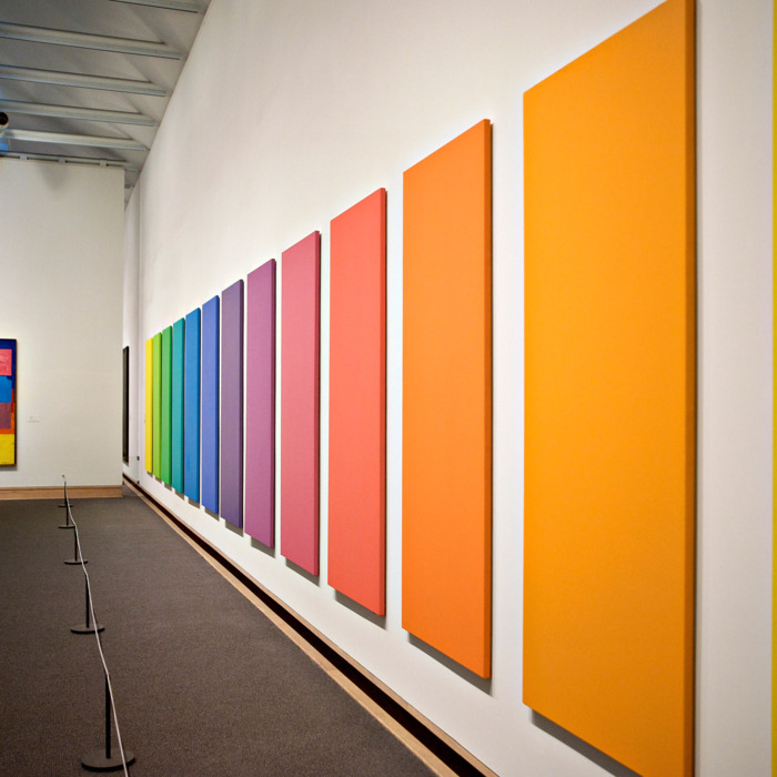 Contemporary art exhibit at the Metropolitan Museum of Art.