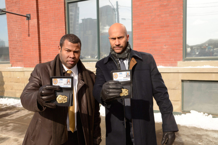 FARGO "Who Shaves the Barber?" -- Episode 107 -- Airs Tuesday, May 27, 10:00 pm e/p) -- Pictured: (L-R) Jordan Peele as Agent Pepper, Keegan-Michael Key as Agent Budge -- CR: Chris Large/FX