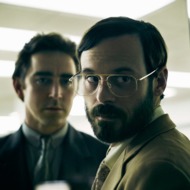 Lee Pace as Joe MacMillan and Scoot McNairy as Gordon Clark- Halt and Catch Fire _ Season 1, Gallery - Photo Credit: James Minchin III/AMC