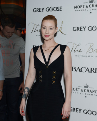 LAS VEGAS, NV - MAY 24: Iggy Azalea arrives at The Bank nightclub at the Bellagio on May 24, 2014 in Las Vegas, Nevada. (Photo by Denise Truscello/WireImage)