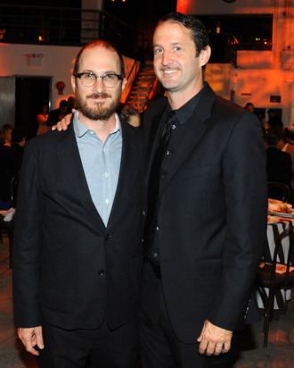 Darren Aronofsky, Trevor Goff==Here Comes The Sun SUNDANCE Institute Celebration==Stage 37, NYC==June 3, 2014==?Patrick McMullan==Photo - Paul Bruinooge/PatrickMcMullan.com====
