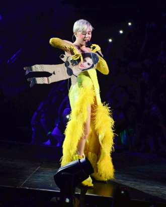 USA and AUSTRALIA and NZ ONLYMiley Cyrus puts on a very provocative concert at the Forum in Milan. June 8, 2014 Olycom/X17online.com