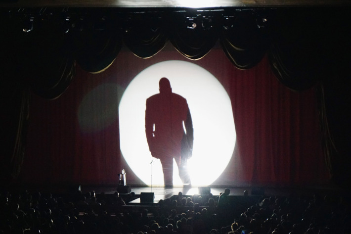 Comedian/actor Dave Chappelle performs at Radio City Music Hall on June 19, 2014 in New York City.